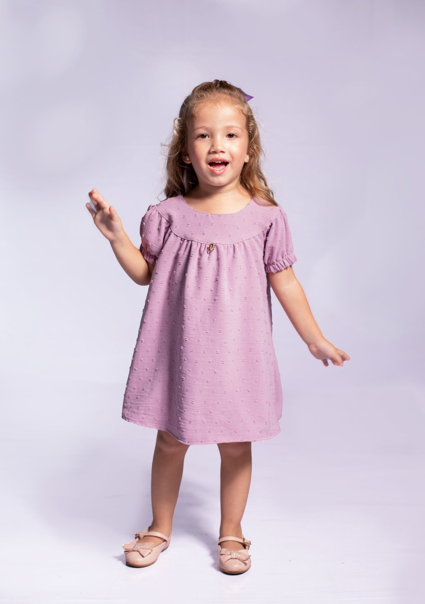 Vestido Infantil Feminino Casual Confortável em Tecido Leve Premium Brunielle – Parangolé Kids