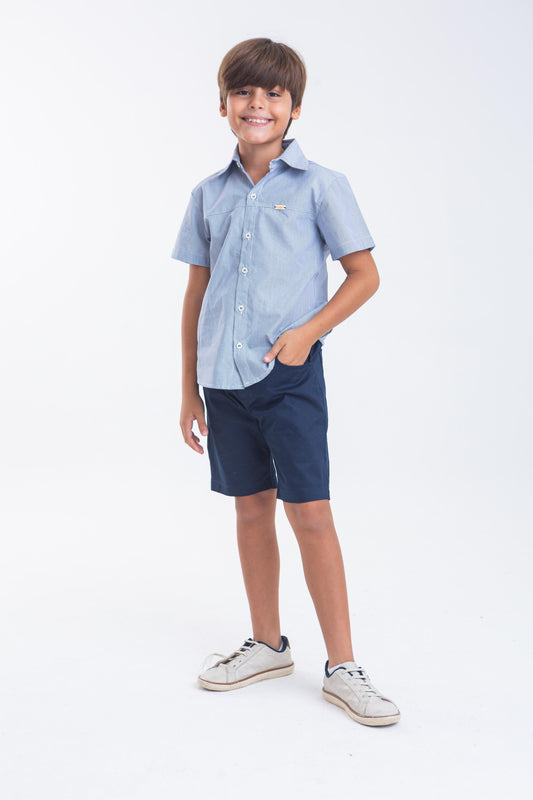 Conjunto Infantil Masculino Casual Confortável em Tecido Leve Premium – Joaquim Parangolé Kids