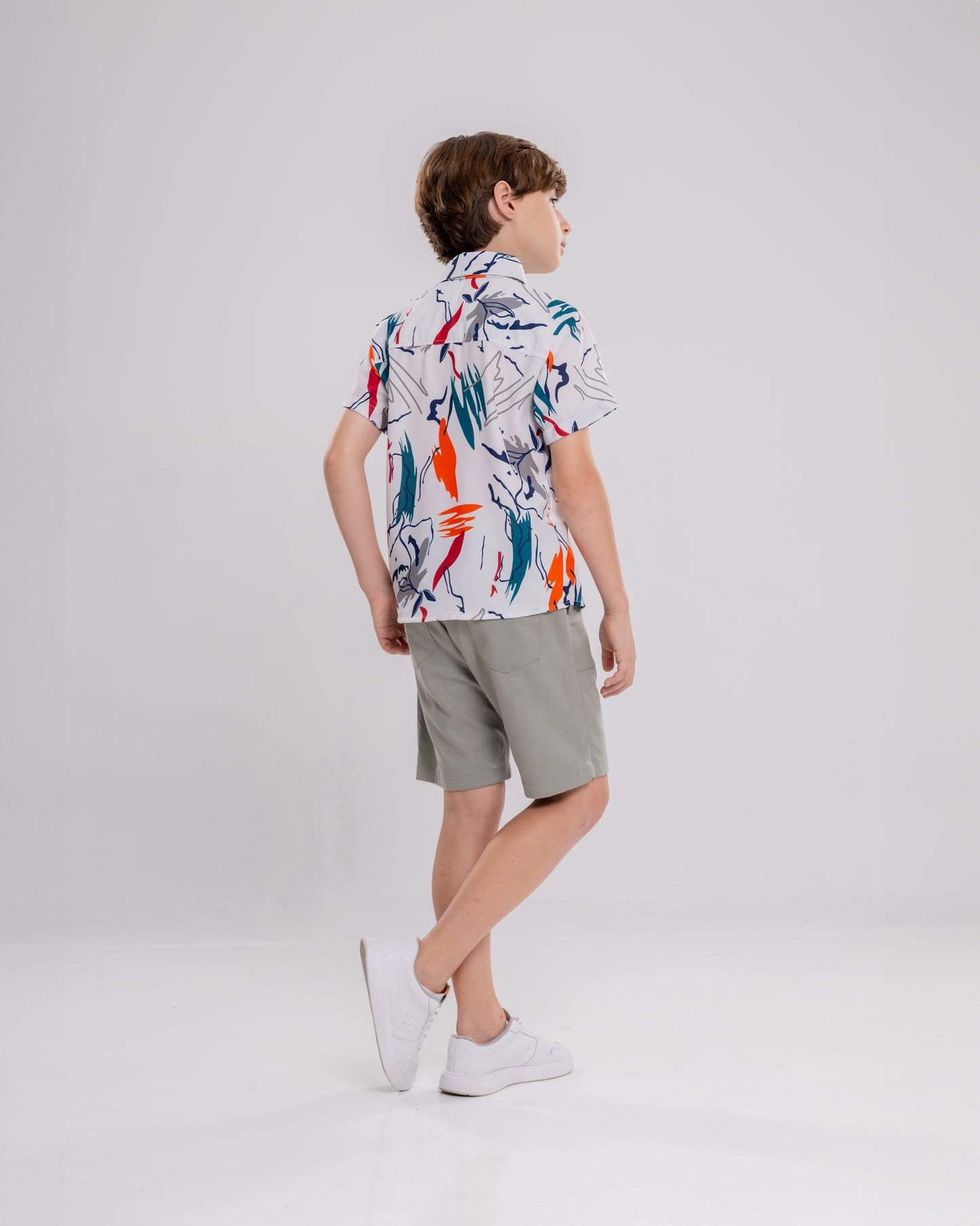 Conjunto Infantil Masculino Camiseta e Short Casual Confortável em Tecido Leve Premium – Ryan Parangolé Kids