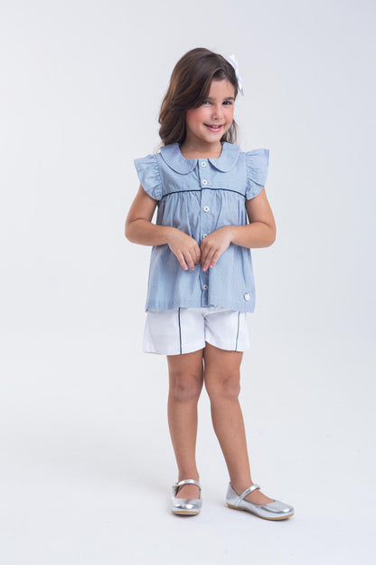 Conjunto Infantil Feminino Casual Confortável em Tecido Leve Premium – Isabella Parangolé Kids