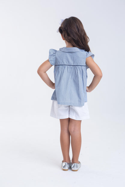 Conjunto Infantil Feminino Casual Confortável em Tecido Leve Premium – Isabella Parangolé Kids