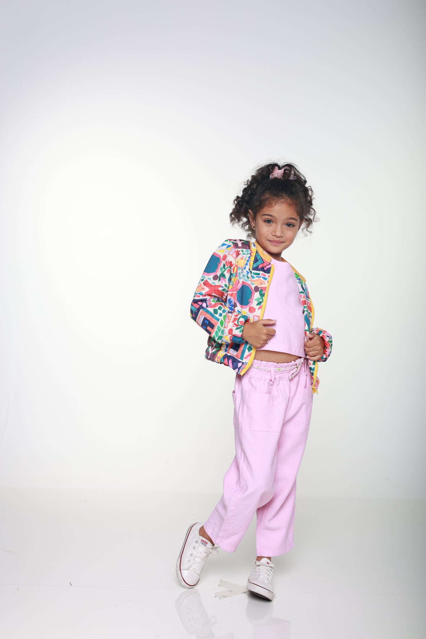 Jaqueta Infantil Feminina Casual Confortável em Tecido Premium Sabrina – Parangolé Kids