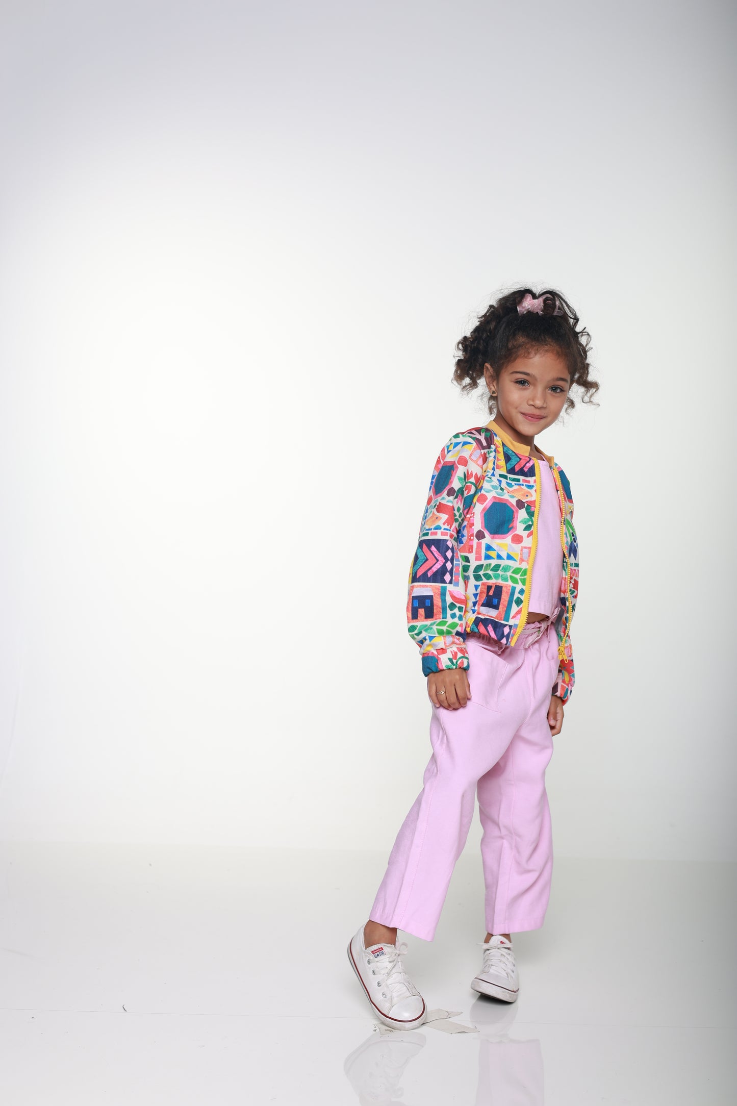 Jaqueta Infantil Feminina Casual Confortável em Tecido Premium Sabrina – Parangolé Kids