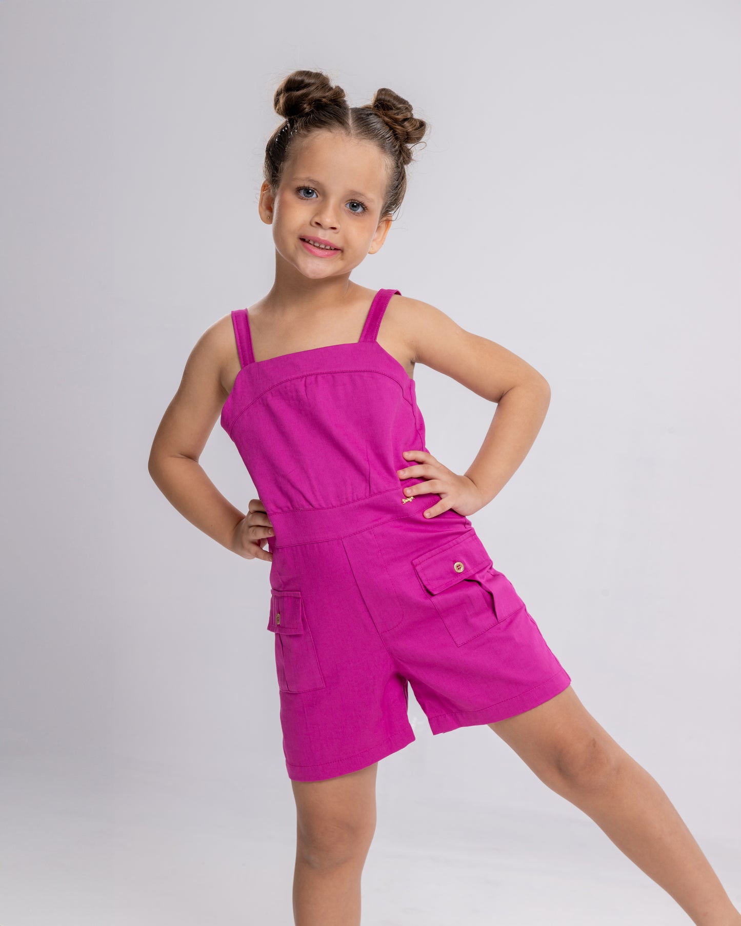Macaquito Infantil Feminino Casual Confortável em Tecido Leve Premium Natalia – Parangolé Kids