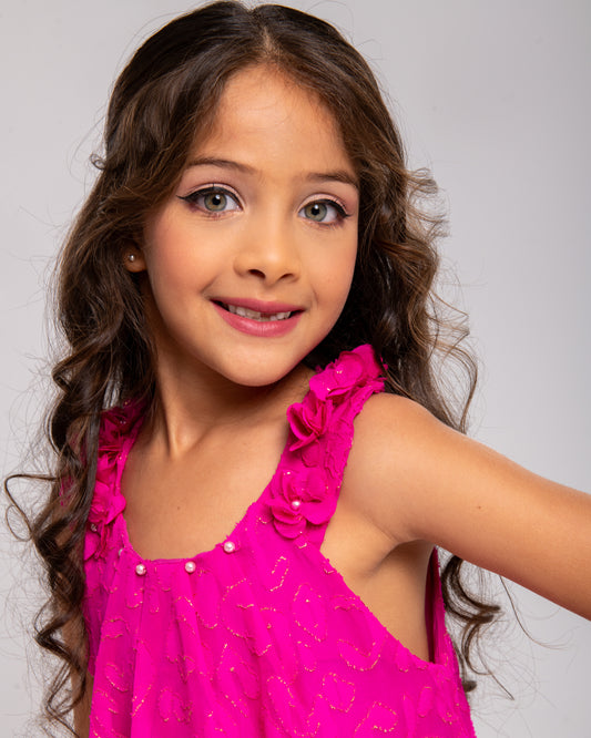 Vestido Infantil Feminino Casual Confortável em Tecido Leve Premium – Jasmin Parangolé Kids
