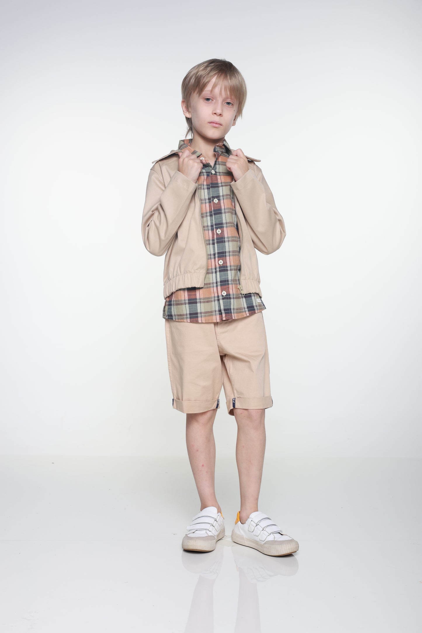 Jaqueta Infantil Masculina Casual Confortável em Tecido Premium Henrique – Parangolé Kids