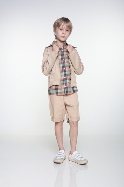 Jaqueta Infantil Masculina Casual Confortável em Tecido Premium Henrique – Parangolé Kids