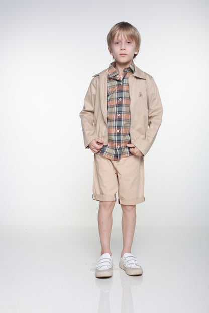 Jaqueta Infantil Masculina Casual Confortável em Tecido Premium Henrique – Parangolé Kids