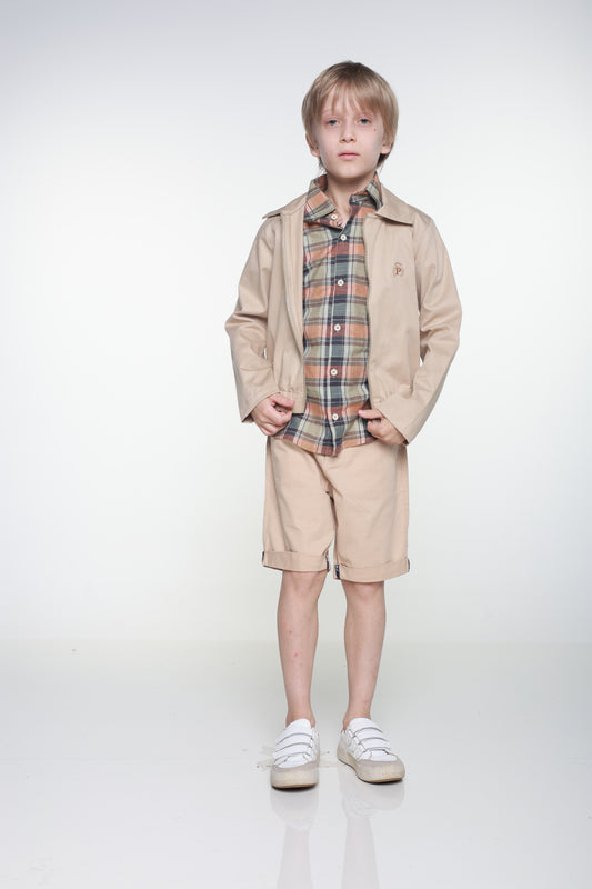 Jaqueta Infantil Masculina Casual Confortável em Tecido Premium Henrique – Parangolé Kids